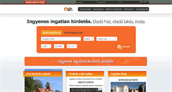 Desktop Screenshot of ingatlan.neunet.hu